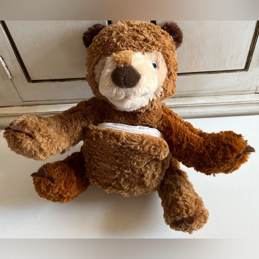 10" Eric Carle Zoobies Brown Bear “What do you see”Plush Story Book Stuffed Toy
